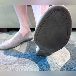 Well worn Lucky brand suede flats women’s size nine used